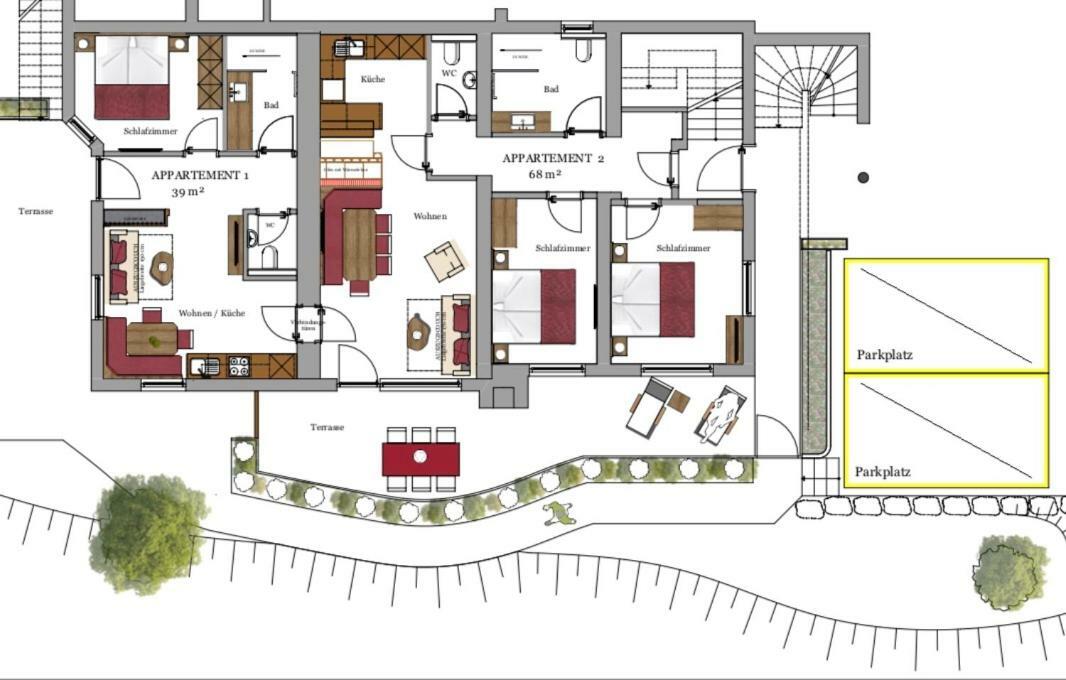 Appartements Rosengarten Soll Luaran gambar